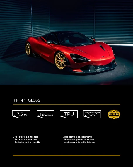 Antishock PPF-F1 Gloss 7.5 Auto Regenerativo
