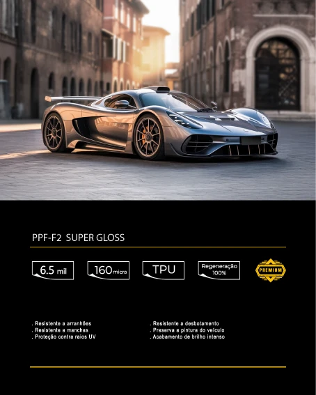 Antishock PPF-F2S Gloss 6.5 Mil Regenerativo
