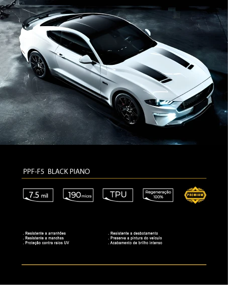 Antishock PPF-F5S Black Piano 7,5 Miil Regenerativo